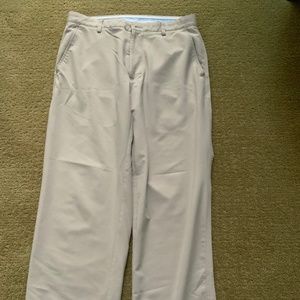 Men FJ golf pants. Size 32W 32L. Color khaki.